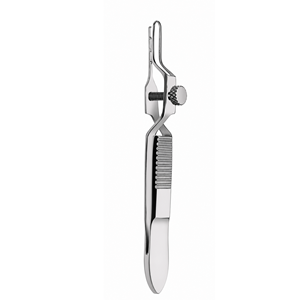 Instrument chirurgical ophtalmique en acier inoxydable Fink Tendon Tucker pour la chirurgie du strabisme et des muscles extraoculaires - Product Image 3