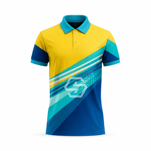 Polo de Primera Calidad con Logotipo Personalizado Sublimado, Nuevo Diseño Ligero, Polo de Color Sólido para Hombre - Product Image 2