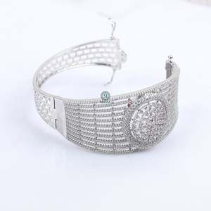 18K Gold Plated Zircon Designer Bangle Bracelet for Women - Product Image 4