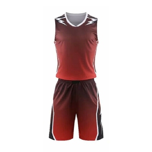 Nouvelles tenues de basketball au design OEM, très vendues, vêtements de basketball à séchage rapide, ensemble d'uniformes de basketball sublimés - Product Image 4