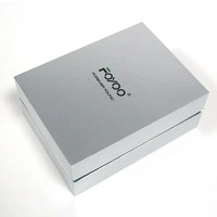 Boîte cadeau de luxe avec couvercle cosmétique, boîte biodégradable pour parfum, boîte rigide en carton dur en 2 parties
