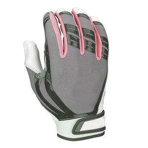 Gants de frappe gris rose et blanc, rembourrés, en microfibre tricotée, avec fermeture auto-agrippante, unisexes, pour adultes, pour l'entraînement - Product Image 6