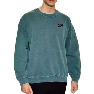 เสื้อสเวตเชิ้ตผู้ชายแฟชั่นคุณภาพพรีเมียม ล้างสีแบบแอซิดวอช ขนาดสั่งทำได้ เสื้อผ้าแฟชั่น เสื้อสเวตเชิ้ตล้างสีแบบแอซิดวอช - Product Image 1
