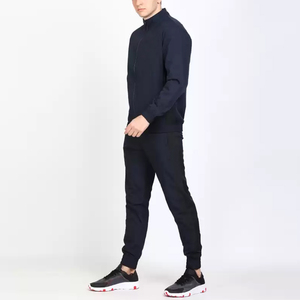 High Quality Custom Men's <b>Tech</b> Fleece Tracksuit Slim Fit Winter Cotton Polyester Sweat Suit Plus Size Adults Wholesale Set - Product Image 1