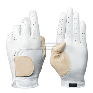 PU Leather Golf <b>Gloves</b> Unisex Breathable UV Protection Hand <b>Grips</b> Anti Slip Sweat Resistant Professional Golf Practice Sports - Product Image 3