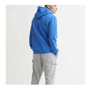 Sweat-shirt bleu ciel pour homme, manches longues, qualité excellente, disponible en gros aux prix d'usine - Product Image 3