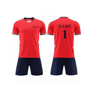 Maillot de football personnalisé sublimé pour homme, à capuche, manches courtes, anti-humidité, 100 % polyester, bleu-vert, uniforme toutes saisons - Product Image 5