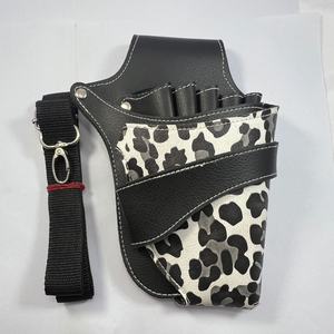 Sacs à ciseaux professionnels pour salon de coiffure, pochette de ceinture en cuir PU avec ceinture, sac de rangement pour ciseaux de salon de coiffure par Life Care - Product Image 5