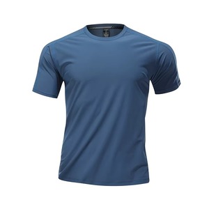 Custom Athletic Compression Sports Shirt Manufacturer Gym Performance Wear Breathable <b>Polyester</b> Spandex Private Label OEM ODM - Product Image 4