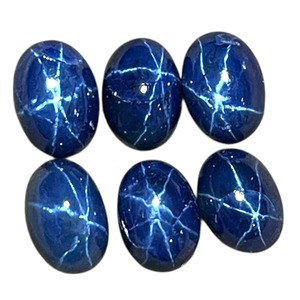 Zafiro Azul Natural Ovalado Cabujón 6mm 4mm, Piedras Sueltas de Zafiro Azul, Precio al por Mayor, Lote a Granel para Fabricación de Joyas - Product Image 2