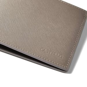 [Bargain] Top Quality Handmade Castello Saffiano Leather Men Bi-fold Billfold ID <b>Card</b> <b>Wallet</b> Passcase Navy Green Grey Black - Product Image 2