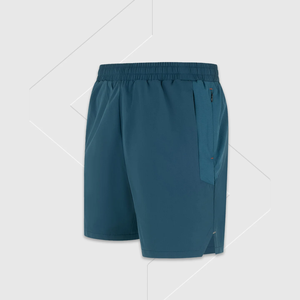 Ensemble de pyjama en coton uni pour homme, col rond, manches courtes, shorts, taille élastique, vêtements décontractés d'été, légers et respirants - Product Image 5