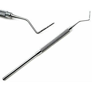 Kit d'hygiène et d'examen bucco-dentaire BK Industries, instruments chirurgicaux orthodontiques 3 pièces avec miroir, pince, sonde, certifié CE - Product Image 1