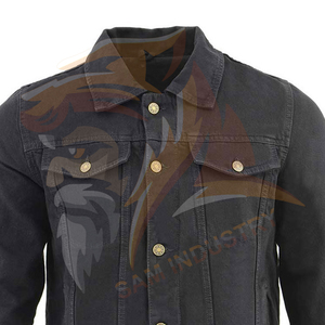 Hot Selling Product New Design Men's Cotton Made Jeans Jacket Premium Quality <b>Material</b> Made Men <b>Denim</b> Jackets - Product Image 4