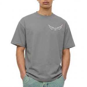 T-shirt à manches courtes tie-dye pour homme, coupe ample, col rond, décontracté, en coton tricoté respirant, avec logo sur le devant - Product Image 6