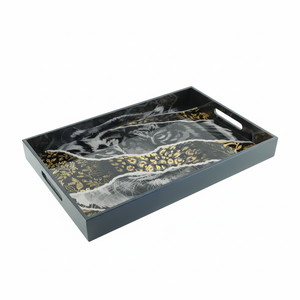 BANDEJA DE SERVIR DE LACURA ECOLÓGICA DE COLOR PERSONALIZADO, LA MÁS VENDIDA, DE LUJO, HECHA A MANO, ESTILO BOHEMIO, PARA DECORACIÓN DEL HOGAR, VIETNAM HNH - Product Image 1