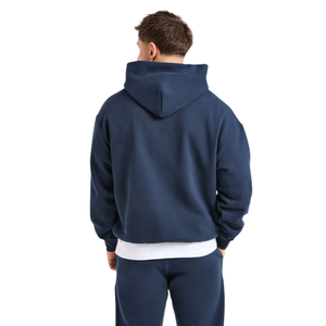 Sudadera con Capucha Gris Jaspeado para Hombre, Sudadera con Capucha de Manga Larga, Informal, para Invierno, Estilo Urbano - Product Image 6
