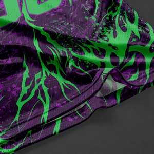 Uniforme de basket-ball personnalisé par sublimation, nom d'équipe personnalisé, 00, évacuation de l'humidité, respirant, 100% polyester, unisexe, adulte, toutes tailles - Product Image 4