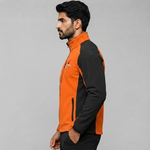 Vestes softshell pour hommes, haute performance, respirantes, pour la randonnée, vêtements d'extérieur pour la mobilité et les activités par temps varié. - Product Image 2