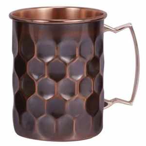 Taza Moscow Mule de Cobre Puro en Oferta - Taza para Beber de Cobre Sólido Hecha a Mano - Product Image 4