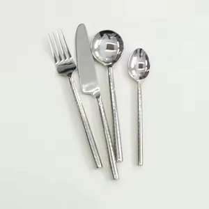 Ensemble de couverts en argent durable, cuillère, couteau et fourchette, pour mariage et fêtes, au meilleur prix - Product Image 3