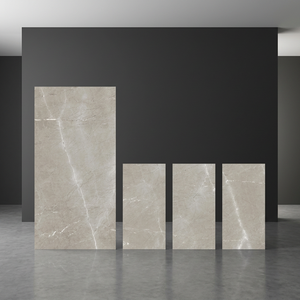 Carreaux de sol et de mur en porcelaine polie effet marbre gris Pulpi 800x1600 mm, design grand format premium - Product Image 5