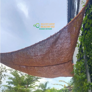 Voile d'ombrage carrée Eco2go en fibre de coco naturelle 3,5x3,5m pour jardin - Product Image 4