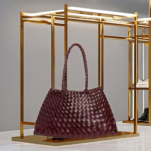 Bolso de Mano de Cuero Genuino para Mujer, Modelo 2025, de Alta Gama, Resistente al Agua, Capacidad de 3-6L, Tejido a Mano, Estilo Cesta - Product Image 2