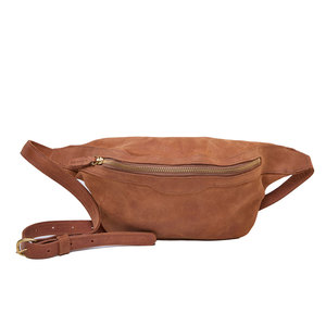 Riñonera de cuero genuino para hombre, impermeable y unisex, con logotipo personalizado, bolsas de cintura de cuero en venta - Product Image 1