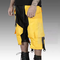 Pantalon cargo technique pour homme de haute qualité, léger, imperméable, style cyberpunk, tactique, multi-poches, streetwear, hip hop, joggers