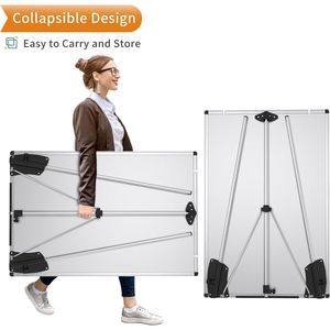 Lavagna Portatile Cancellabile a Secco 36 X 24 Pollici con Supporto Regolabile in Altezza per Scuola, Ufficio e Casa - Product Image 4