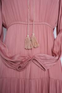 YXD068 vente chaude gland Design Style ethnique lâche Satin longue robe modeste personnalisable haut de gamme Eid prix usine <span class=keywords><strong>en</strong></span> gros - Product Image 5