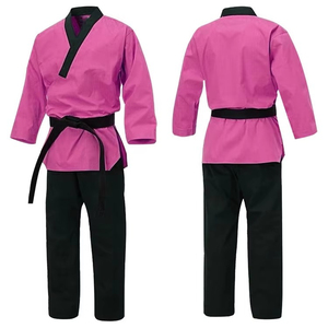 <b>100</b>% Cotton Taekwondo Uniforms for Grading Breathable Stretch Lightweight Durable Shrink-Proof Traditional Martial Arts Wear - Product Image 4