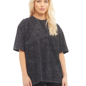 Nueva Camiseta para Mujer con Lavado Ácido, Hecha en Pakistán, de Primera Calidad, Cómoda y de Corte Holgado - Product Image 4