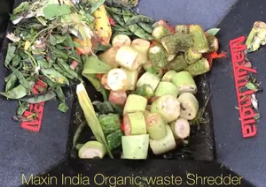 Trituradora de Residuos Orgánicos de Alta Calidad, Doble Eje, Semiautomática, Capacidad 200 kg/h - Product Image 2