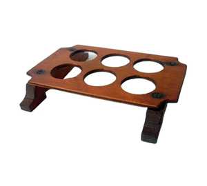 Wooden <b>Egg</b> Holder Tray 12 Slot <b>Egg</b> <b>Storage</b> Rack Kitchen Organizer Solid Wood <b>Egg</b> Display Stand Durable Countertop Holder - Product Image 4