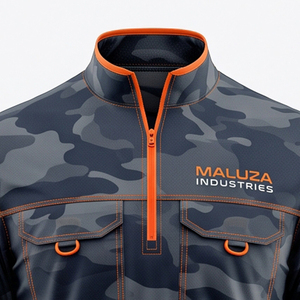 Chemises de pêche personnalisées sublimées pour hommes, manches longues, séchage rapide, protection solaire UPF 50+, maillots de pêcheurs performants pour activités de plein air - Product Image 3