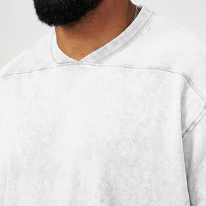 Camiseta Holgada con Diseño de Logotipo Personalizado, Lavado Ácido, Material de Alta Calidad, Precio Económico, Camiseta Oversize de Algodón con Lavado Ácido - Product Image 3