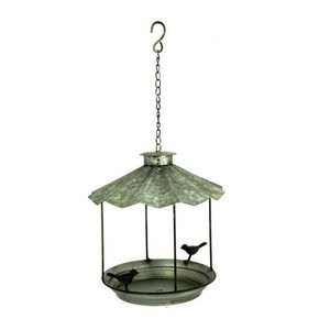 Nouvelle Tendance : Mangeoire et Abreuvoir Décoratif de Luxe en Métal pour Oiseaux, Suspendu, Résistant aux Intempéries et à la Rouille, Idéal pour Jardin et Maison - Product Image 6