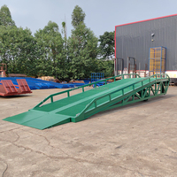 Équipement de déchargement de conteneurs hydrauliques/rampes de quai de chargement mobiles pour conteneurs de chariots élévateurs