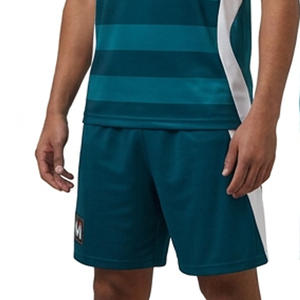 Tenue de football professionnelle imprimée, personnalisable avec couleurs d'équipe, logo et numéro, ensemble maillot et short, tissu à séchage rapide, protection UV, respirant - Product Image 5