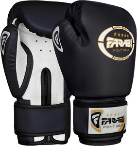 Guantes de Boxeo Muay Thai Farabi Personalizados con Logotipo para Niños y Jóvenes, para Entrenamiento de Kickboxing y Sparring, con Cuero PU - Product Image 5