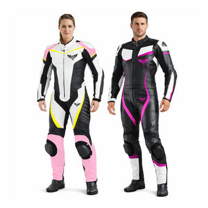 Combinaison de course moto personnalisée pour homme et femme, combinaison de moto professionnelle en cuir avec protection CE, combinaison de motocross - Product Image 1