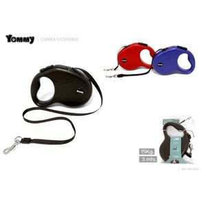 Correa Retráctil para Perro Yommy de 3 Metros con Capacidad para 15 Kg, Correa Extensible para Mascotas - Product Image 1
