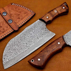 Couteau de cuisine moderne ambidextre robuste en acier Damas à lame pleine, 12 pouces et plus, disponible en OEM/ODM, fournitures UA - Product Image 5