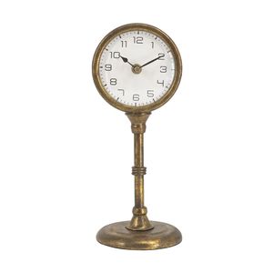 Custom Antique Metal Swivel <b>Desk</b> <b>Clock</b> Vintage Style Roman Numerals <b>Desk</b> <b>Clock</b> for Luxury Corporate Gift For Gifting - Product Image 2