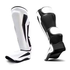 Protège-tibias de boxe en PU violet, équipement de protection pour l'entraînement de kickboxing et MMA, protection du cou-de-pied pour le kickboxing et le MMA - Product Image 5