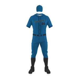 New Design High Quality Quick Dry Baseball Uniform for Sale Wholesale Breathable Baseball Uniform - Product Image 4