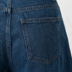 Shorts plissés taille haute pour femme, en jean, grande taille, confortables et respirants, tenue premium pour l'été - Product Image 5