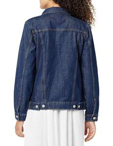 เสื้อแจ็คเก็ตยีนส์แบบยาวสำหรับฤดูหนาว บุด้วยผ้าฝ้าย ลายเรียบ ขายส่งแฟชั่นสำหรับฤดูใบไม้ผลิ - Product Image 3